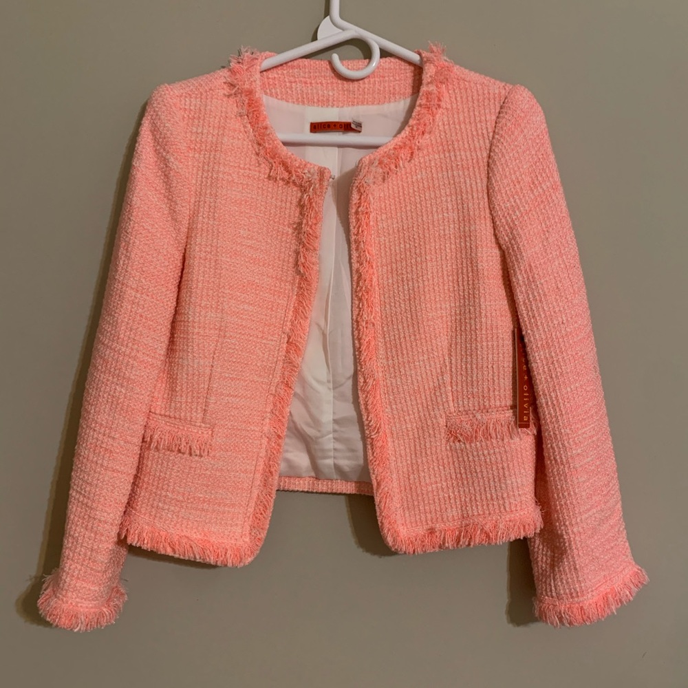 Pink Blazer Alice & Olivia
